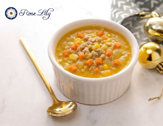 12M+ 【拌飯麵】金瓜捲心雞茸 1