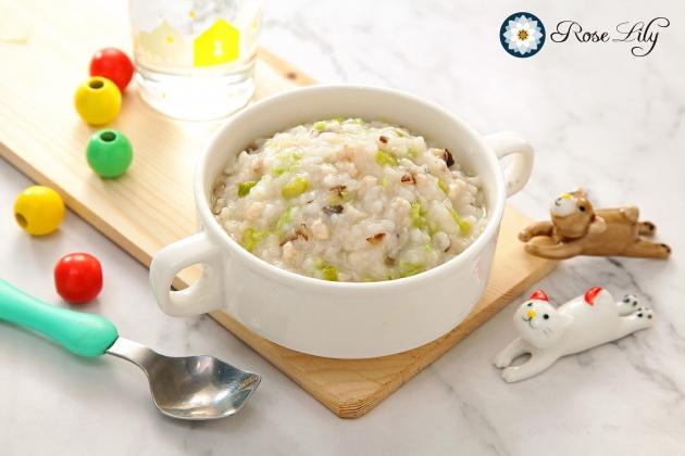 10M+ 絲瓜干貝雞茸 大寶粥 1