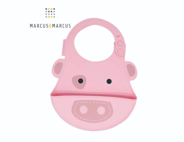 Marcus&Marcus 動物樂園矽膠立體圍兜